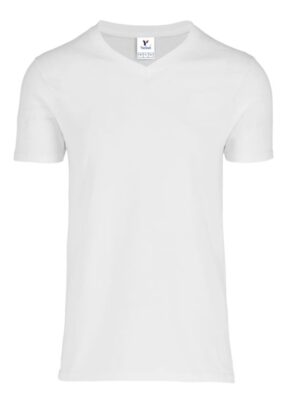 Playera Cuello V Manga Corta para Caballero · 100% Algodón