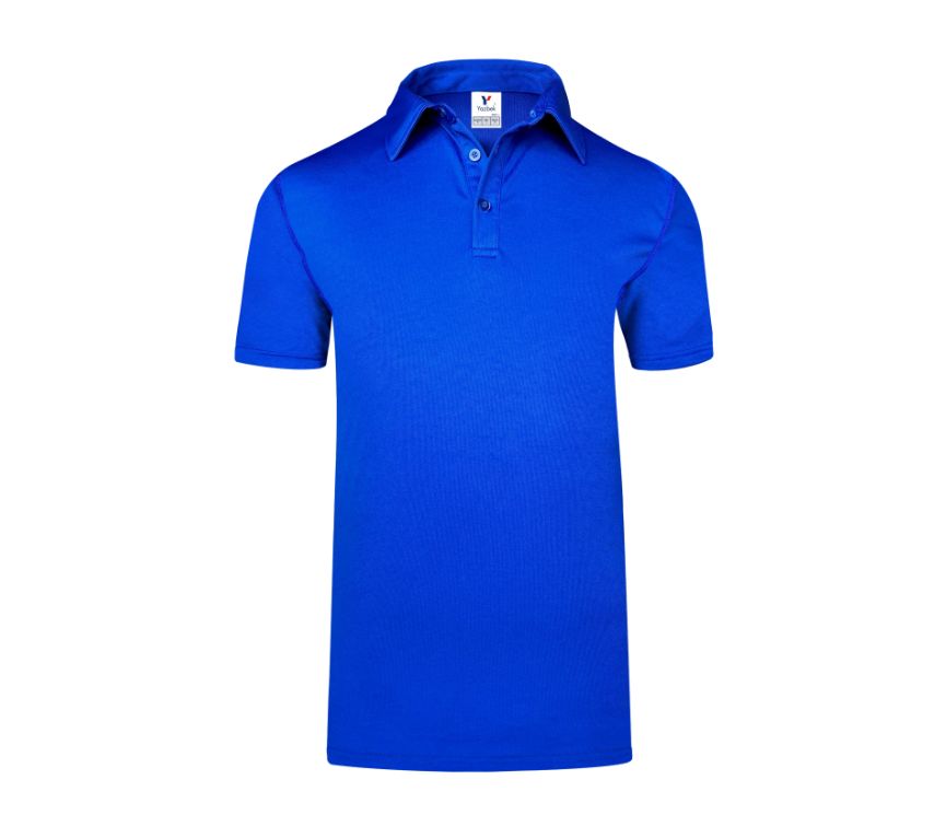 Playera Tipo Polo Manga Corta para Caballero · 100% Poliéster