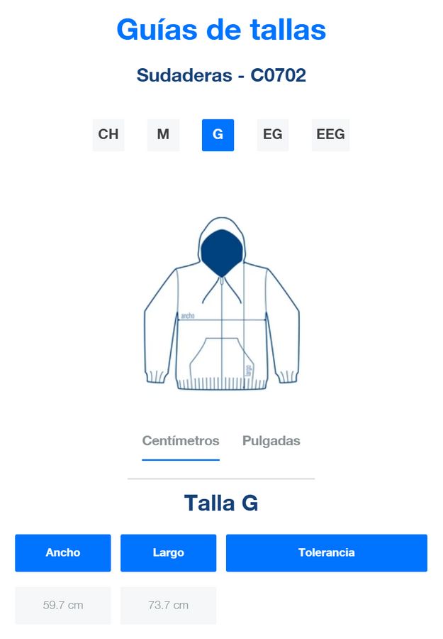 Sudadera con Capucha, Cangurera y Cierre Unisex para Adulto · 50% Algodón 50% Poliéster - Image 4