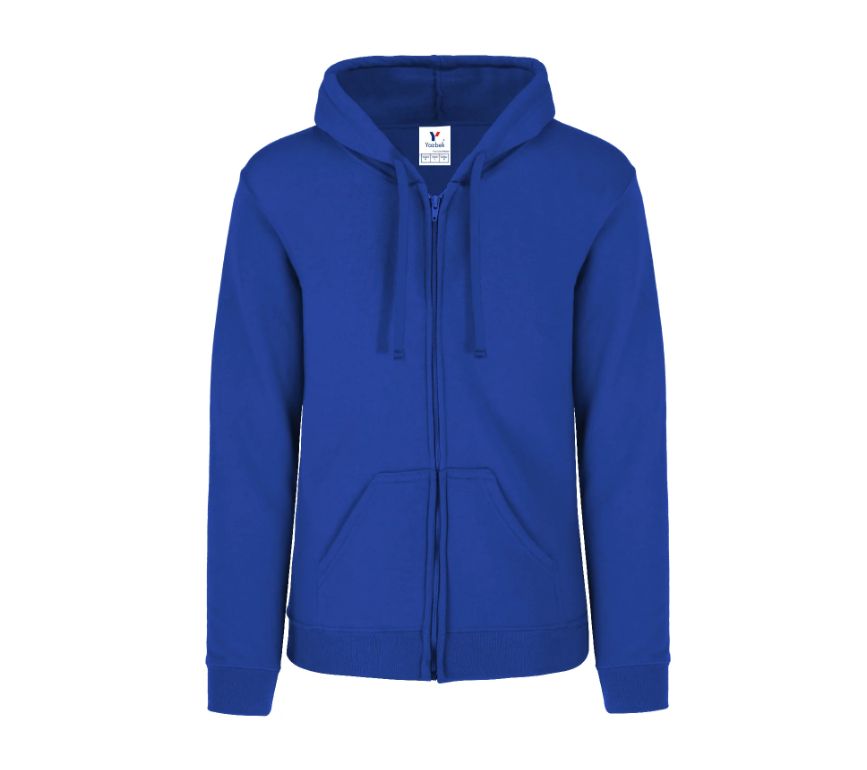 Sudadera con Capucha, Cangurera y Cierre Unisex para Adulto · 50% Algodón 50% Poliéster
