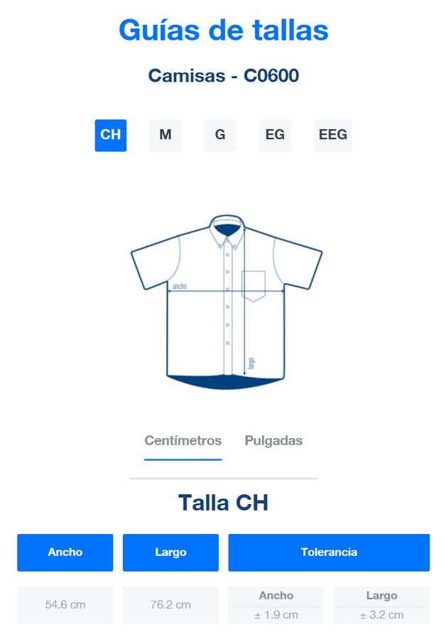Camisa de Mezclilla Manga Corta para Caballero · 100% Algodón - Image 3