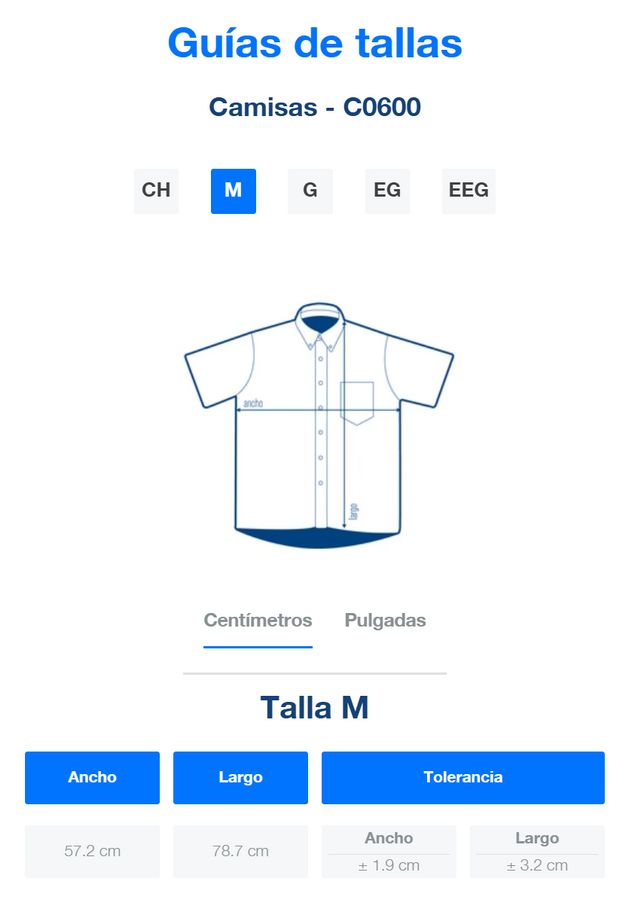 Camisa de Mezclilla Manga Corta para Caballero · 100% Algodón - Image 4