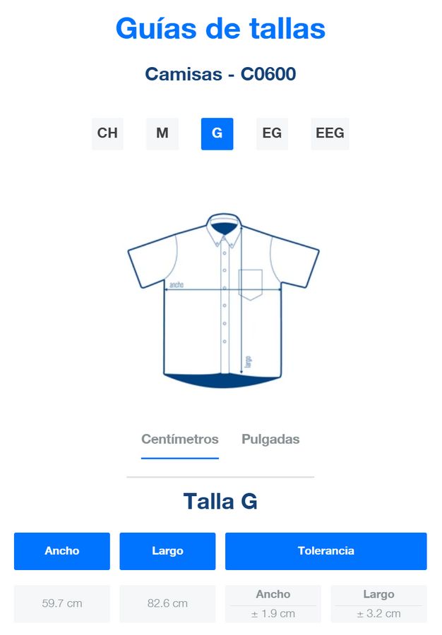 Camisa de Mezclilla Manga Corta para Caballero · 100% Algodón - Image 5