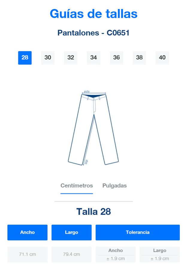 Pantalón de Mezclilla para Caballero · 100% Algodón - Image 4