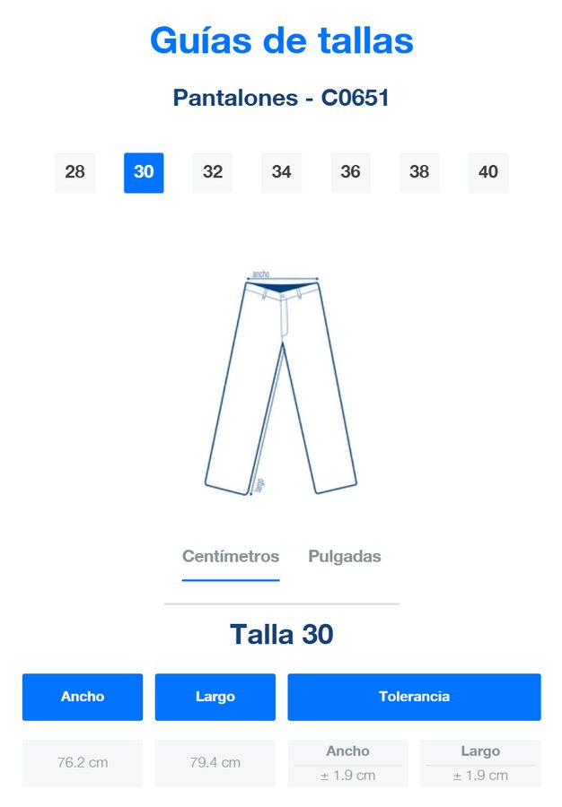 Pantalón de Mezclilla para Caballero · 100% Algodón - Image 5