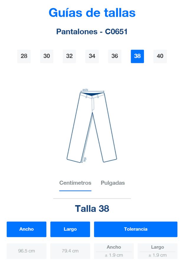 Pantalón de Mezclilla para Caballero · 100% Algodón - Image 9