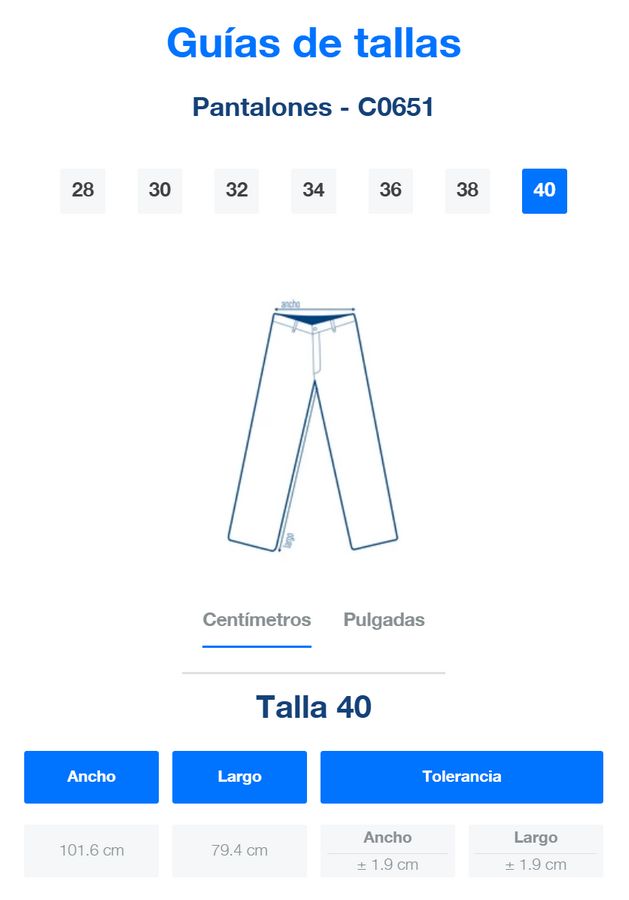 Pantalón de Mezclilla para Caballero · 100% Algodón - Image 10