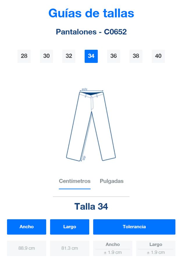 Pantalón de Gabardina para Caballero · 65% Poliéster 35% Algodón - Image 10