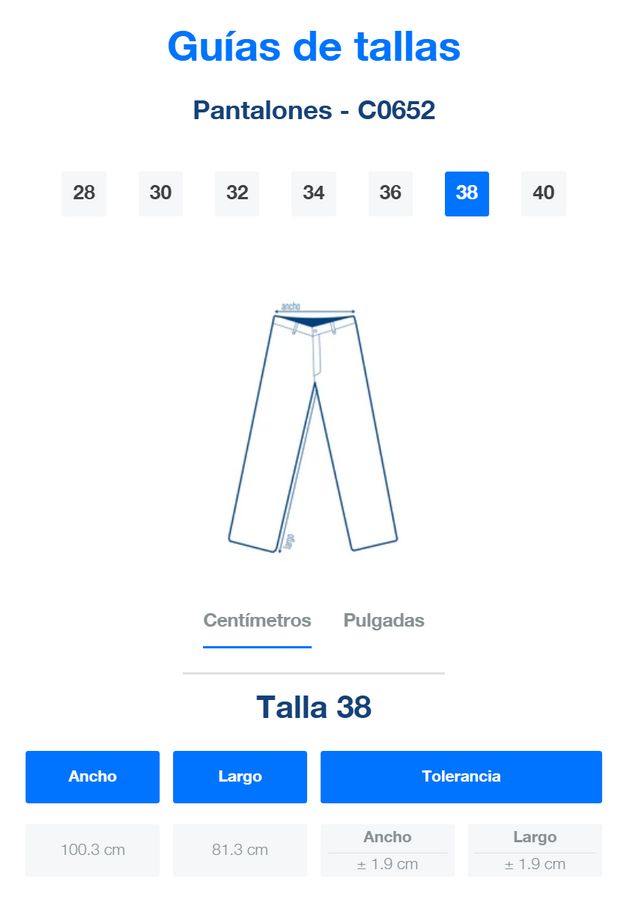 Pantalón de Gabardina para Caballero · 65% Poliéster 35% Algodón - Image 12